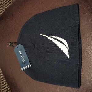 NAUTICA Beanie Navy Blue Size OS New with Tags